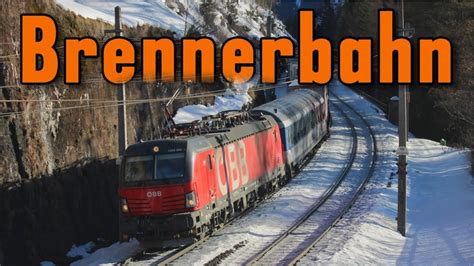 Bunter Bahnverkehr Im Schneebedeckten Grie Am Brenner Mit Rola