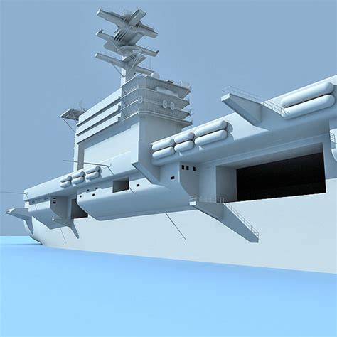 3d model uss nimitz