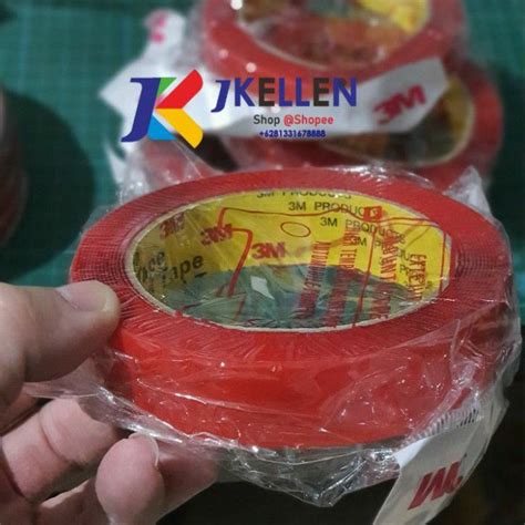 Jual Double Tape M Vhb Bening Clear Mm X Meter Doble Tip