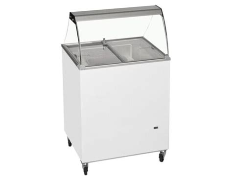 Tefcold IC200SC CANOPY Scoop Ice Cream Display 4 X 5 Litres Napoli Tubs