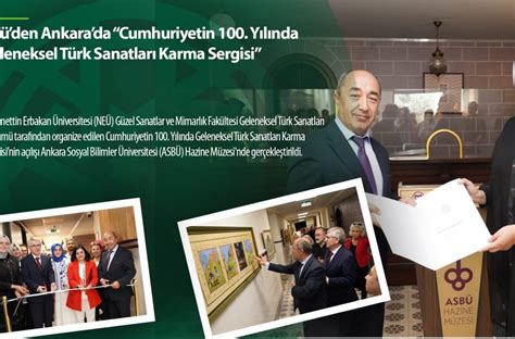 Neüden Ankarada Cumhuriyetin 100 Yılında Geleneksel Türk Sanatları