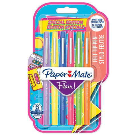 Paper Mate Pisaki Flair 6 Kolorów 2180626 PAPER MATE Sklep EMPIK