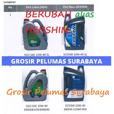 Jual Oli Mesin Original Suzuki Sgo Ecstar F Sae W W W