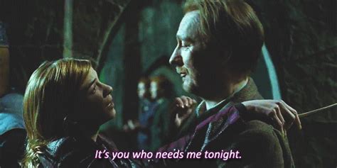 Remus Lupin Hoping That His Infant Son Teddy Will Understand What