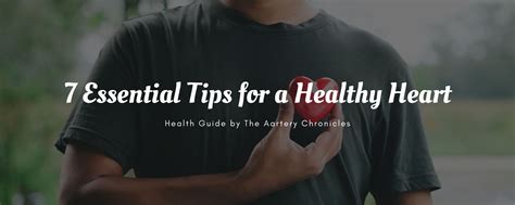 7 Essential Tips For A Healthy Heart