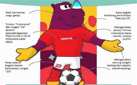 Badak Bercula Cahaya Jadi Maskot Piala Dunia U Ini Nilai Filosofinya