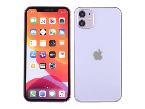 Apple IPhone 11 64 GB In Purple Town Green