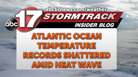 Record Ocean Warmth Observed Amid Summer Heat Wave ABC17NEWS