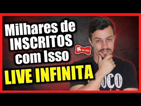 Como fazer Live Infinita no OBS STUDIO Vídeos GRAVADOS Como Fazer