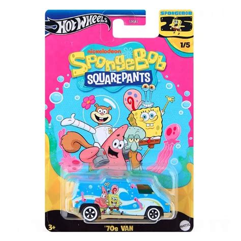 Miniatura Van S Bob Esponja Cm Hot Wheels