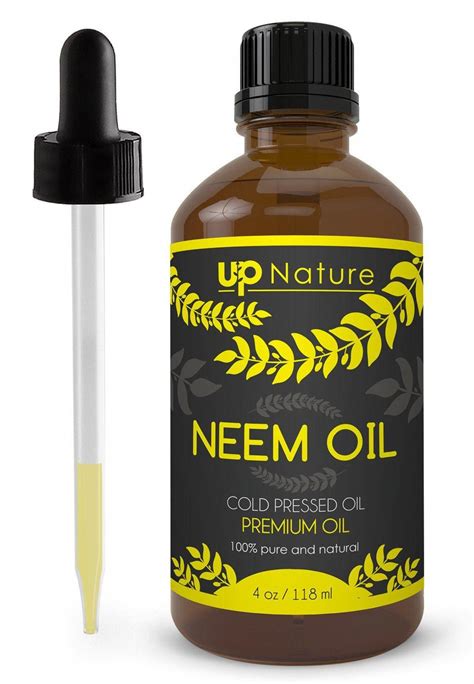 Cold Pressed Neem Oil 4 OZ By UpNature Unrefined Premium Quality 100