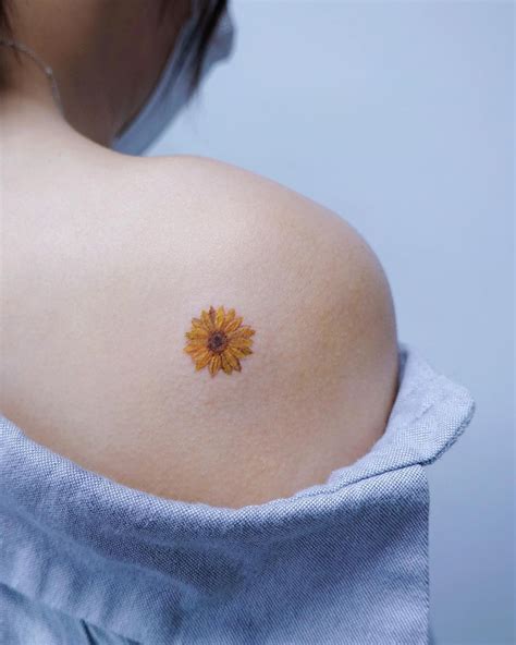 Small Sunflower Tattoos