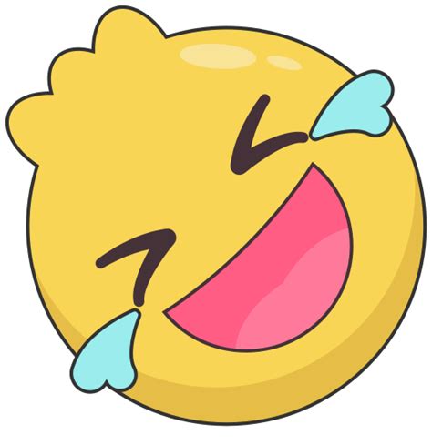 Cute Laughing Emoji 素材 Canva可画