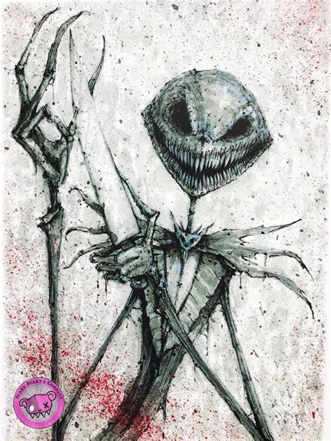 Jack Skellington The Nightmare Before Christmas Art Print Etsy In