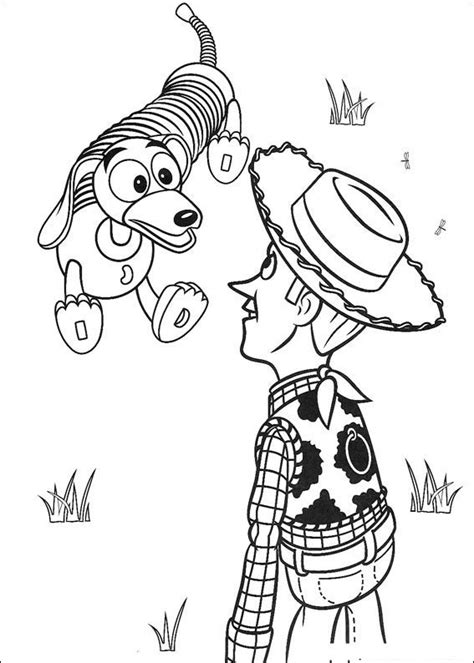 Desenho De Woody E Slinky Para Colorir Tudodesenhos