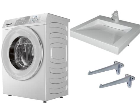 Стиральная машина Haier HW60-BP10929B с раковиной Берта55, белый ...