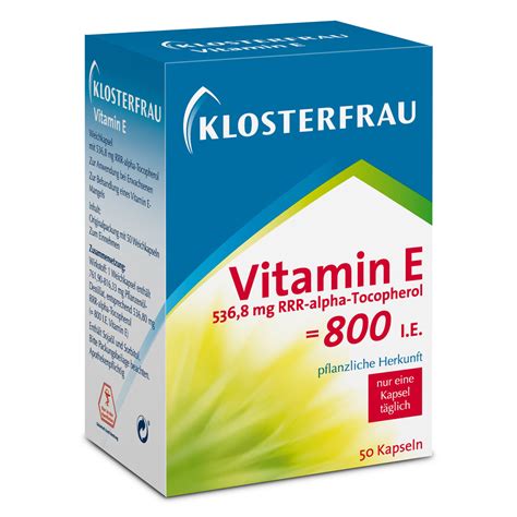 Klosterfrau Vitamin E I E Kapseln Shop Apotheke