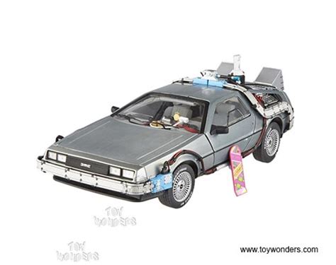 Back To The Future Time Machine W Opening Mr Fusion Extras By Mattel Hot Wheels Elite