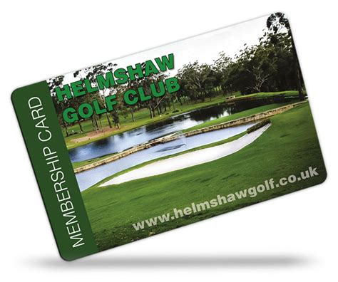 Golf Club Membership Card Printing - CPcards