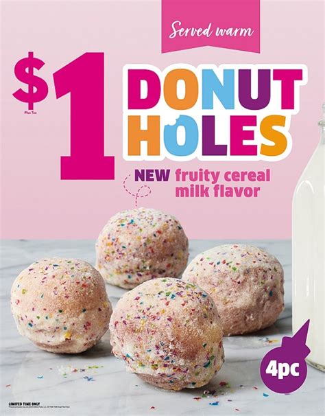 Jack In The Box Debuts Fruity Cereal Milk Doughnut Holes Brings Back