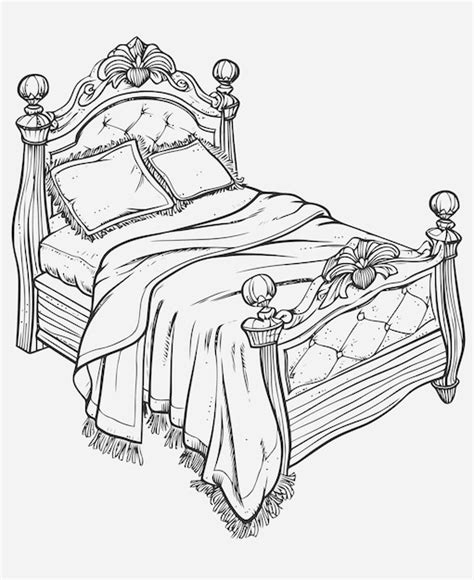 Premium Vector Illustration Of A Bed