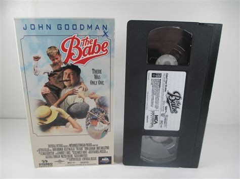The Babe VHS Cassette 1992 John Goodman Babe Ruth Vintage Movie VHS Tapes