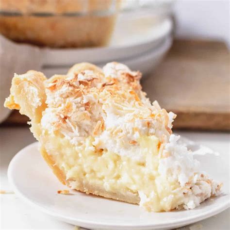 Coconut Cream Pie With Meringue Chopnotch