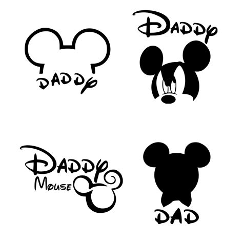 Daddy Mouse Svg Masterbundles