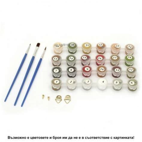 Комплект за рисуване по номера. Забавно занимание както за деца, така и ...