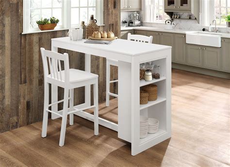 White Counter Height Dining Set