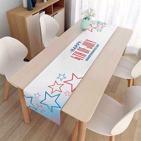 Ewgqwb Table Runner Th Of July Independence Day Walmart