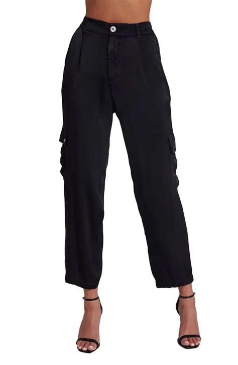 Bella Dahl Wide Leg Cargo Pants Silver Streak Editorialist