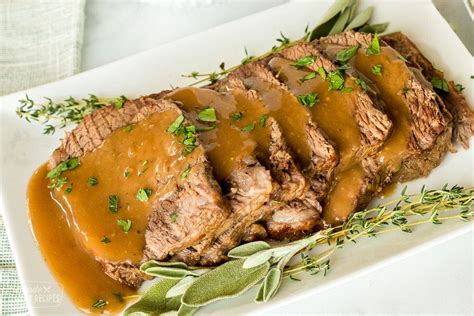 Slow Roasted Roast Beef Recipe