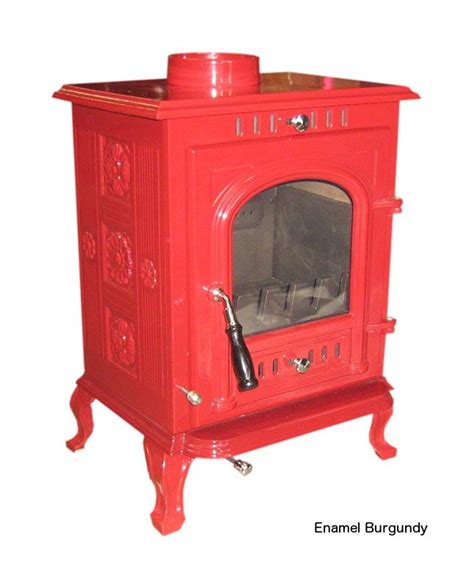 Multi Fuel Cast Iron Stove Enamel 16 Colours Available Uk