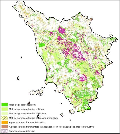 Carta Degli Elementi Strutturali Della Rete Ecologica Per Gli