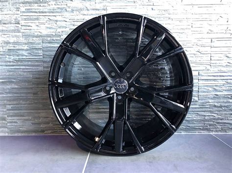 Roues Hiver Replica Audi Noires 8x18 ET25 Audi A5 Q7 RSQ3 Q5 Canton