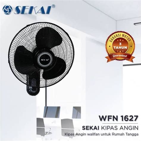 Jual Kipas Angin Dinding Sekai Wfn Wall Fan Inch Shopee