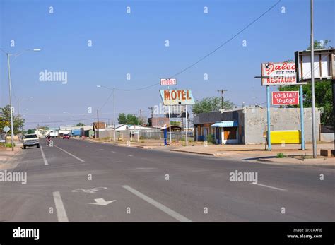 Historic Route 66 motels, Winslow, Arizona, USA - Motel Stock Photo - Alamy