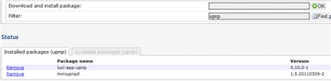 OpenWRT: UPnP « advanxer.com
