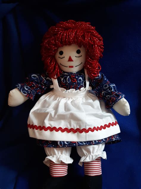 Raggedy Ann Doll Etsy