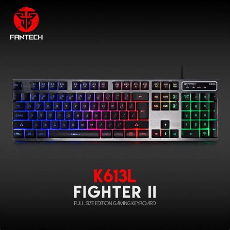 Fantech K L Fighter Ii Zone Lighting Rgb Gaming Keyboard Redtech