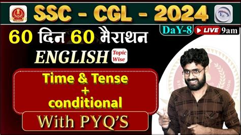 Ssc Cgl English Time Tense Conditional Sentence Pyq S