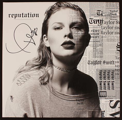 Lot Detail - Taylor Swift Signed "Reputation" Album