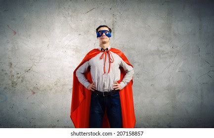 Young Confident Man Mask Cape Stock Photo 208174663 | Shutterstock