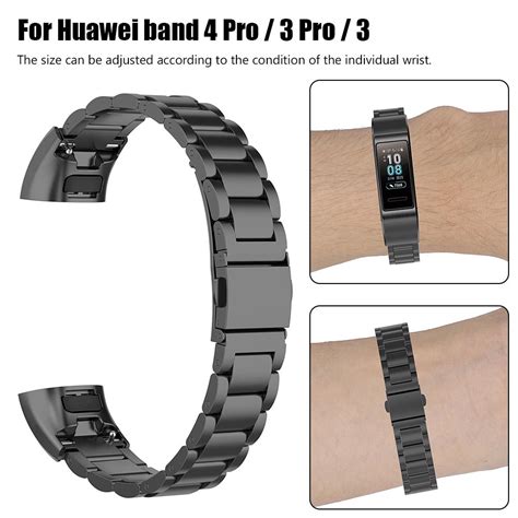 Buy Strap Bracelet Stainless Steel Wristband For Huawei Band 4 Pro Band 3 Pro At Affordable