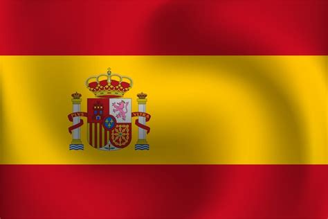 Vlag van spanje | Premium Vector