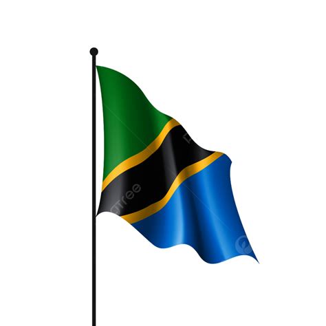 Tanzania Flag Clipart Hd PNG, Tanzania National Flag Vector ...