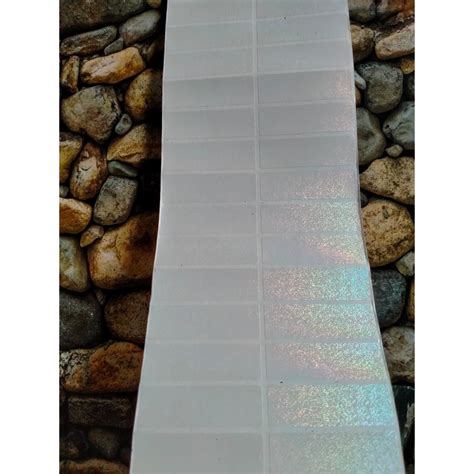 Jual Stiker Label Nama Waterproof White Glitter Shopee Indonesia