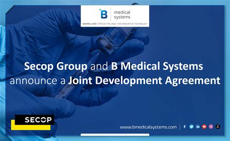 Le Groupe Secop Et B Medical Systems Annoncent Un Accord De