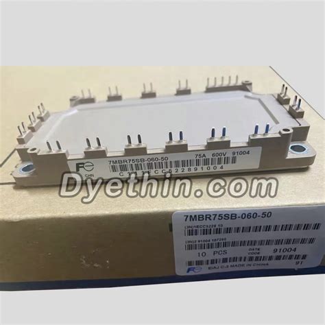 7MBR75SB060 50 Fujitsu Electronics America Inc Transistors IGBTs